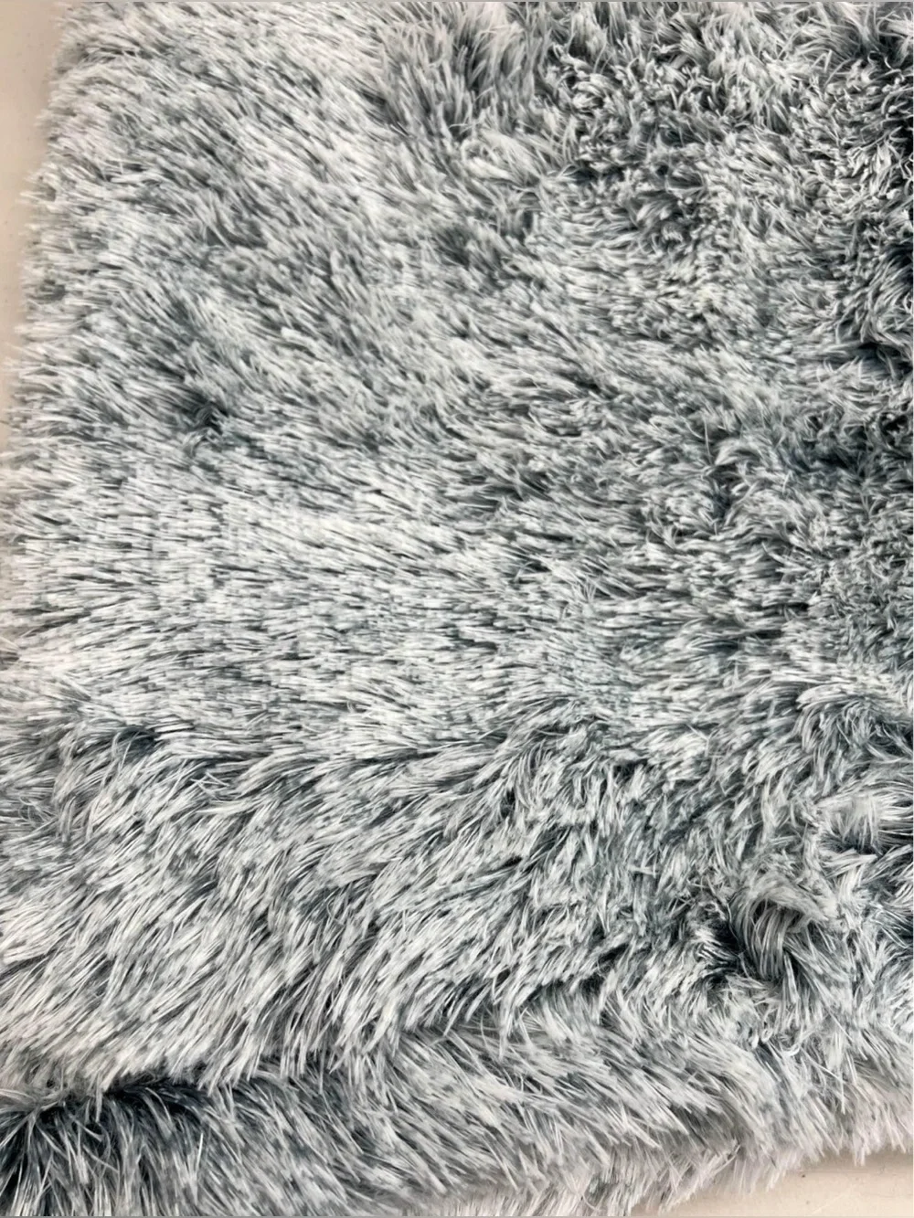 Deluxe Plush Dog Bed - Light Gray Ultra Soft Pet Mattress